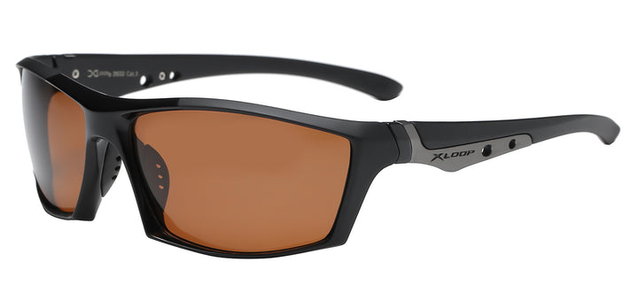 Polarized XLoop PZ-X2633 Superb Contour Polycarbonate Athletic Wrap Unisex Sunglasses