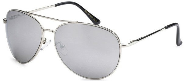 Air Force 8AF107-SLM Spring Hinge Silver Unisex Aviator Sunglasses