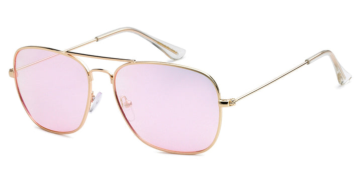 Air Force 8AF112-RV Fashionable Clear Ear Tips Square Aviator Sunglasses