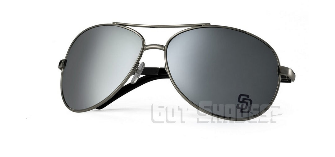 MLB San Diego Padres Sunglasses - Aviator (Single Piece)