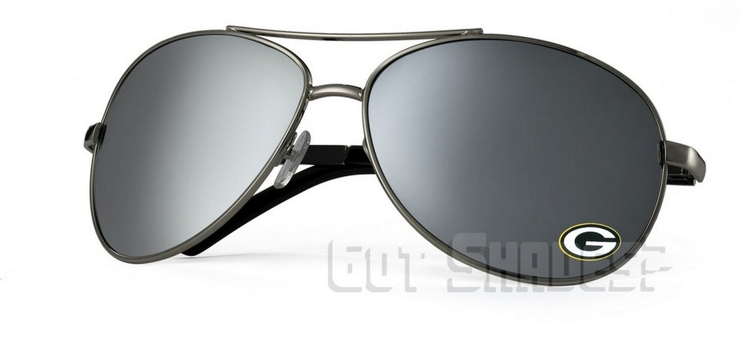 NFL Green Bay Packers Sunglasses-Aviator (Single Piece)