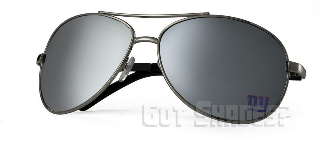 NFL New York Giants Sunglasses-Aviator (Single Piece)
