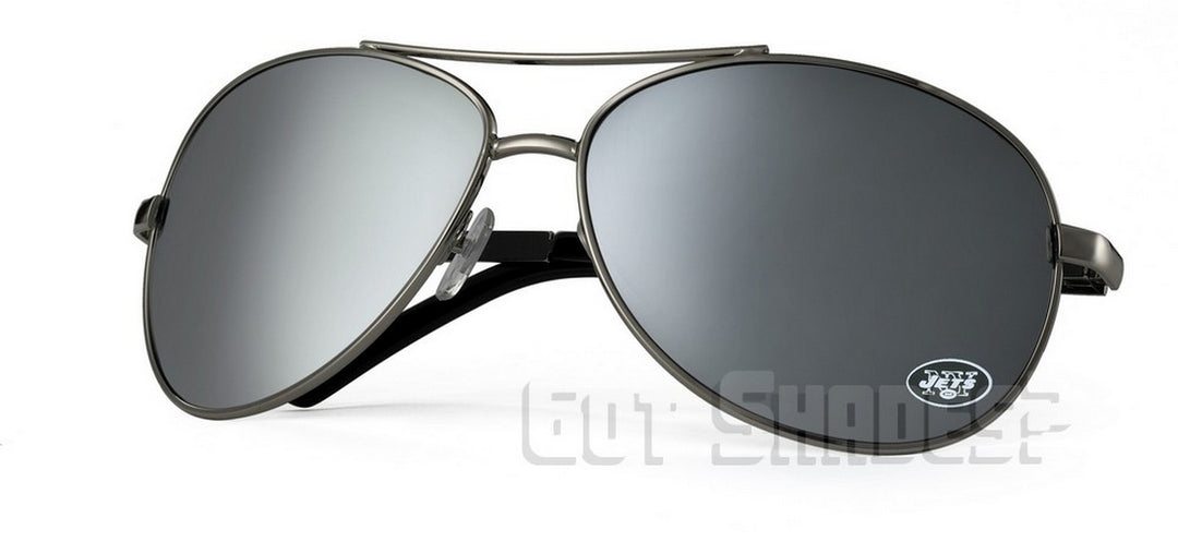 NFL New York Jets Sunglasses-Aviator (Single Piece)