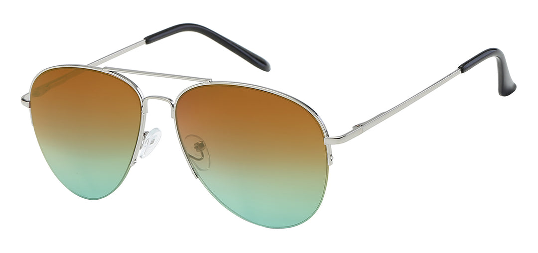 Air Force 8AF110-OCE Semi Rimless Aviator Frame with Spring Temple and Ocean Lens