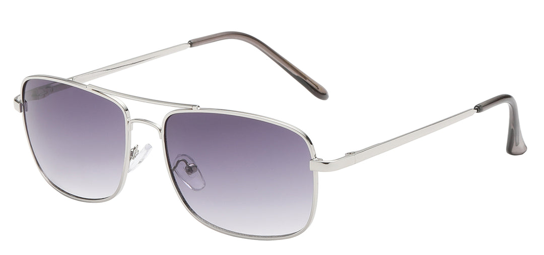 Air Force 8AF116-MIX Modern Square Aviator With Spring Temple Unisex Sunglasses