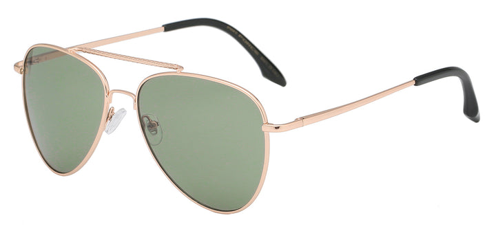 Air Force 8AV5129 Hunky Contemporary Teardrop Metallic Aviator Unisex Sunglasses