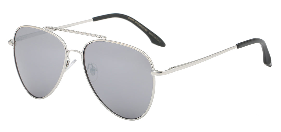 Air Force 8AV5129 Hunky Contemporary Teardrop Metallic Aviator Unisex Sunglasses