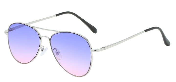 Air Force 8AV588-OCE à La Mode Ocean Lens Metallic Tear Drop Aviator Unisex Shades