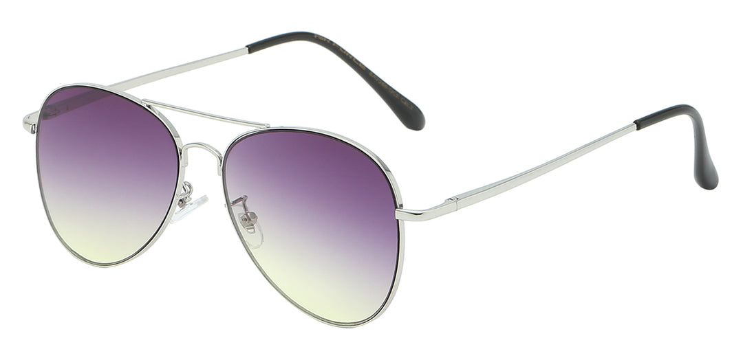 Air Force 8AV588-OCE à La Mode Ocean Lens Metallic Tear Drop Aviator Unisex Shades