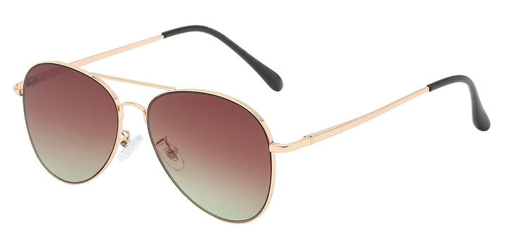 Air Force 8AV588-OCE à La Mode Ocean Lens Metallic Tear Drop Aviator Unisex Shades