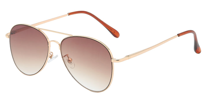 Air Force 8AV588-OCE à La Mode Ocean Lens Metallic Tear Drop Aviator Unisex Shades