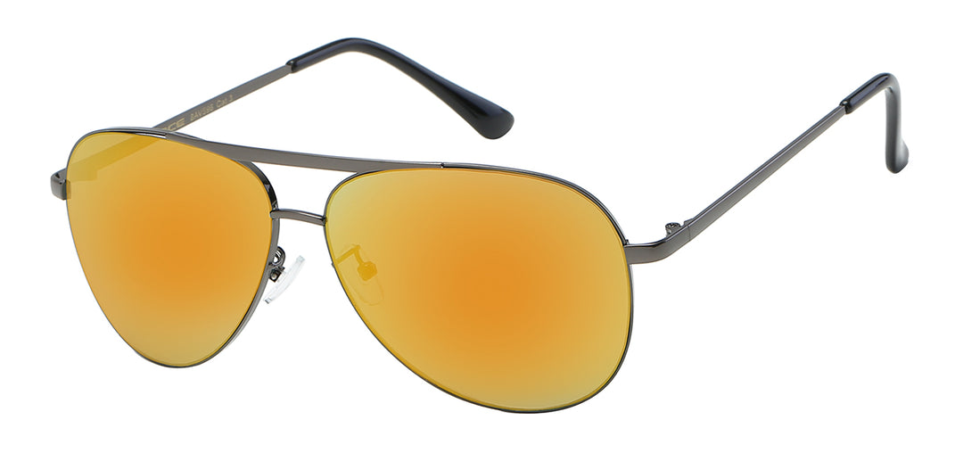 Air Force 8AV596 Contemporary Flat Metal Teardrop Aviator Unisex Sunglasses