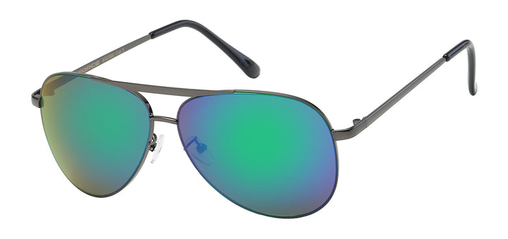 Air Force 8AV596 Contemporary Flat Metal Teardrop Aviator Unisex Sunglasses