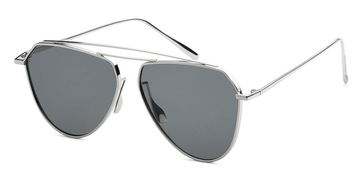 Giselle 8GSL28038 Haute Couture Double Bridge Metal Aviator Shades