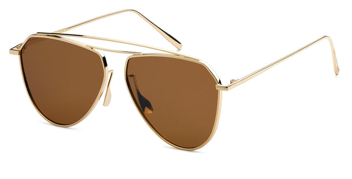 Giselle 8GSL28038 Haute Couture Double Bridge Metal Aviator Shades