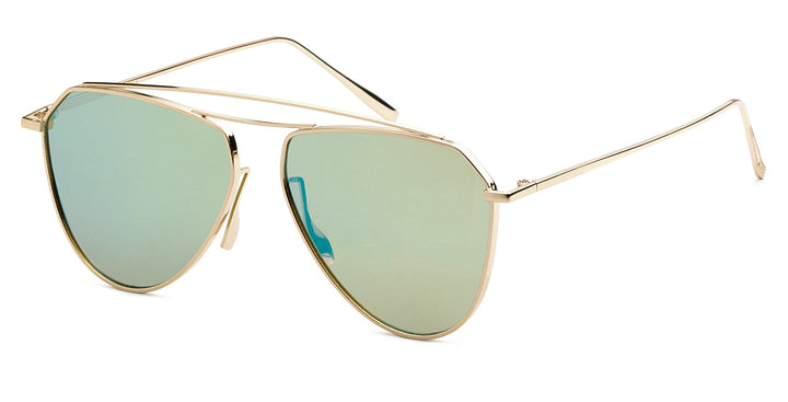 Giselle 8GSL28038 Haute Couture Double Bridge Metal Aviator Shades