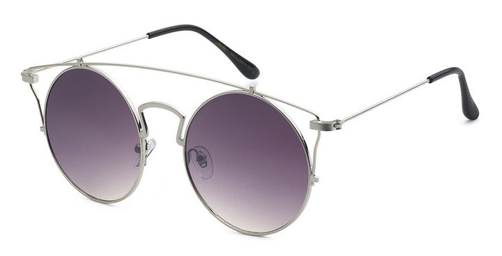 Giselle 8GSL28071 Haute Couture Metal Round Frame with Panel Ocean Lens