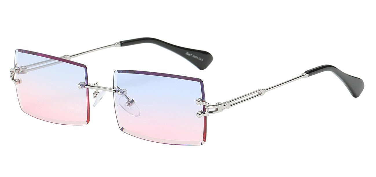 Giselle 8GSL28203 Sassy Semi Rimless Aviator Diamond Cut Giselle 8GSL28203 Sassy Semi Rimless Aviator Diamond Cut