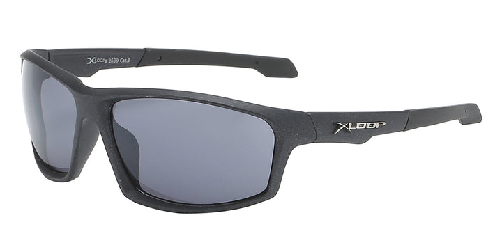 XLoop 8X2599 Contour Lightweight Performance Polycarbonate Wrap Unisex Sunglasses