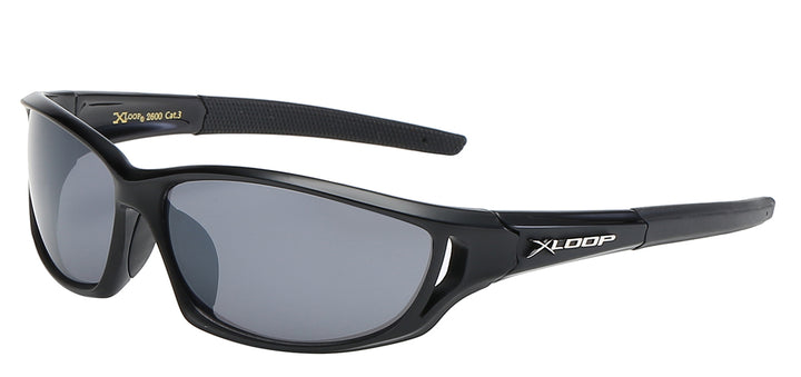 XLoop 8X2600 Thin Low Profile Polycarbonate Wrap Unisex Sunglasses