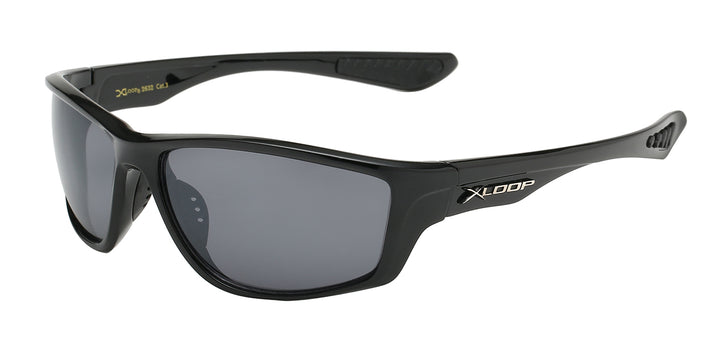 XLoop 8X2632 Snug Fit Polycarbonate Sports Wrap Unisex Sunglasses