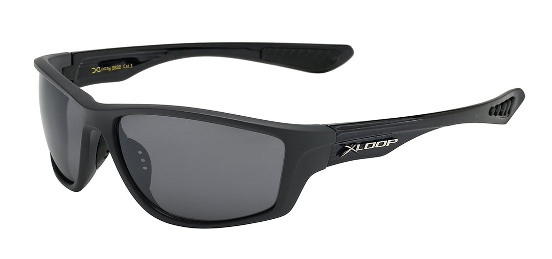 XLoop 8X2632 Snug Fit Polycarbonate Sports Wrap Unisex Sunglasses