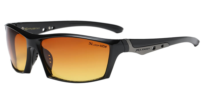 XLoop HD 8XHD3359 Exceptional Lightweight Polycarbonate Unisex Wrap HD+ Lens