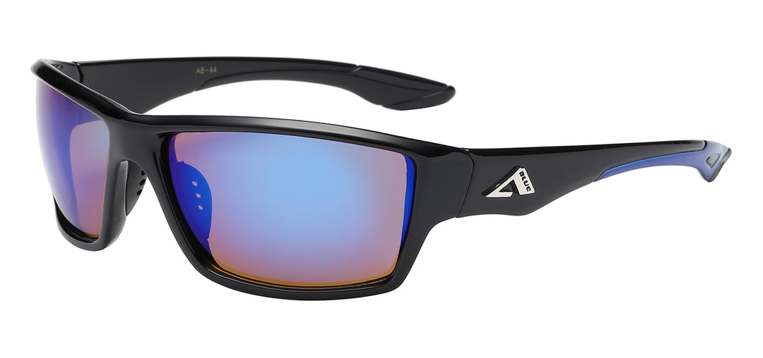 Arctic Blue AB-44 Stylish Sporty Polycarbonate Wrap with BlueTech Lens Unisex Sunglasses