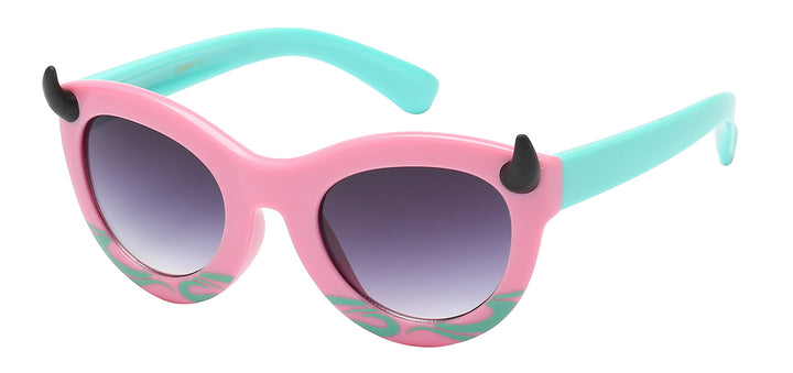 Junior Funky Trends KG-2513 Naughty and Fun Horned Frame Kid's Sunglasses