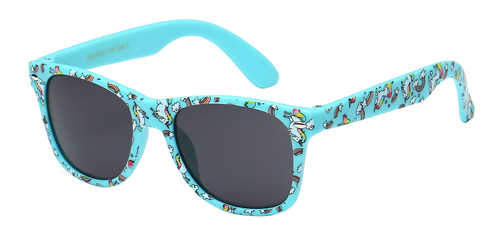 Juniors Retro Rewind KG-WF01-UNI Cute and Fun Unicorn Pony Print Kids / Juniors Sunglasses