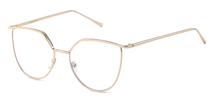 Nerd Eyewear NERD-089 Sophisticated Half Moon Frame Ladies Accessory Clear Lens Glasses