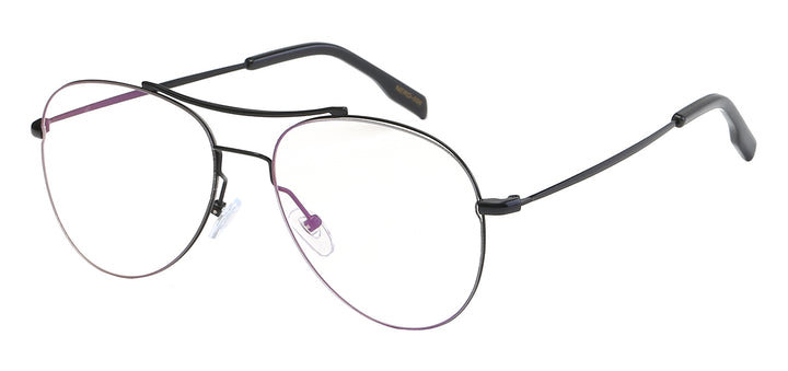 Nerd Eyewear NERD-096 Chic Trendy Thin Metal Wire Aviator Fashion Accessory Clear Lens Glasses