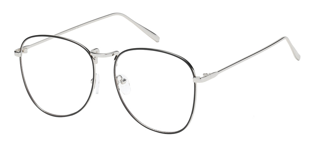 Nerd Eyewear NERD-1209 Clear Fashionable Classic Square Frame Unisex Fashion Accessory Glasses