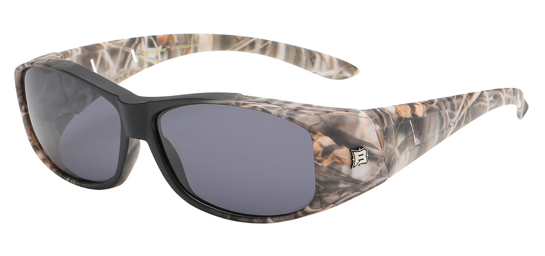 Polarized Barricade PZ-BAR603-CAMO Contour Camo Frame Polarized Lens Unisex Fit Over Shades