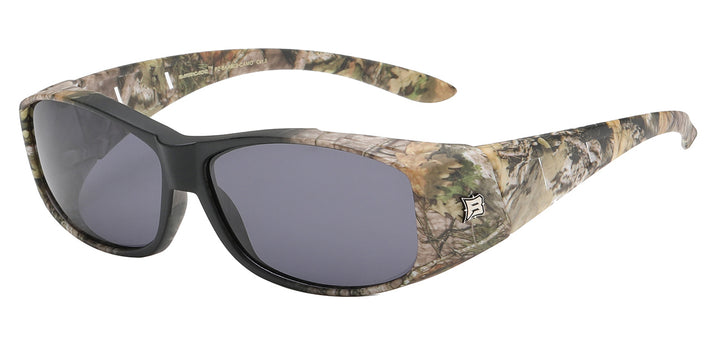 Polarized Barricade PZ-BAR603-CAMO Contour Camo Frame Polarized Lens Unisex Fit Over Shades