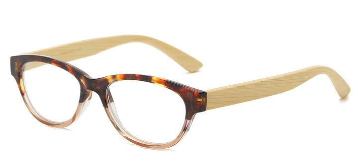 Reading Glasses R457-BAM Organic Bamboo Temple