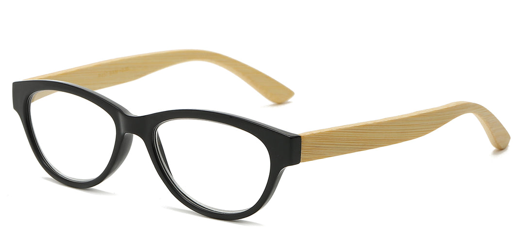 Reading Glasses R457-BAM Organic Bamboo Temple