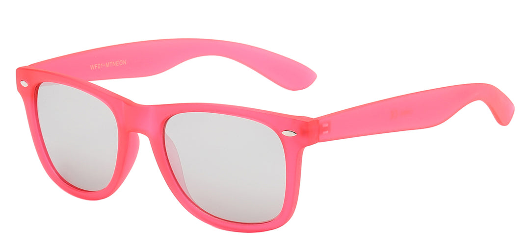 Retro Rewind WF01-MTNEON Iconic Classic Design Frosted Neon Frame Unisex Shades