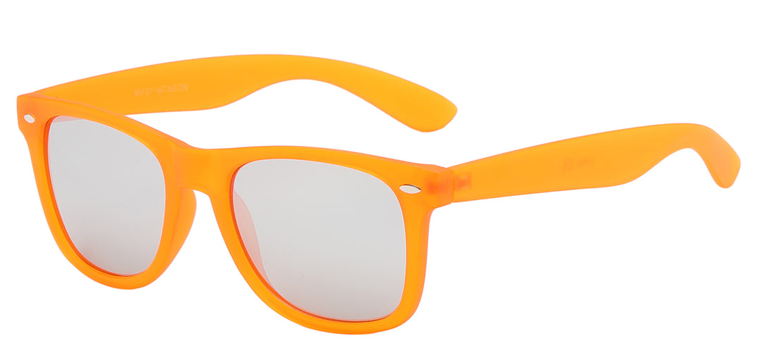 Retro Rewind WF01-MTNEON Iconic Classic Design Frosted Neon Frame Unisex Shades