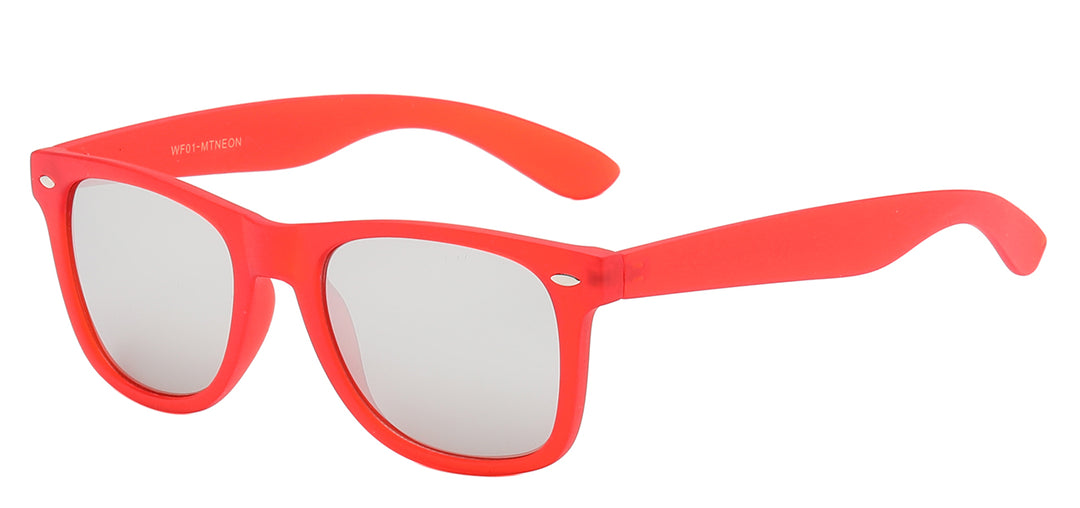 Retro Rewind WF01-MTNEON Iconic Classic Design Frosted Neon Frame Unisex Shades