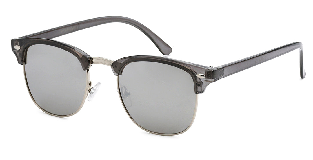 Retro Rewind WF13-RV Classic Soho Casual Fashion Frame with Color Mirror Lens