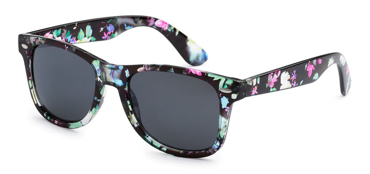 Retro Rewind WF01-FLW Floral Unisex Sunglasses