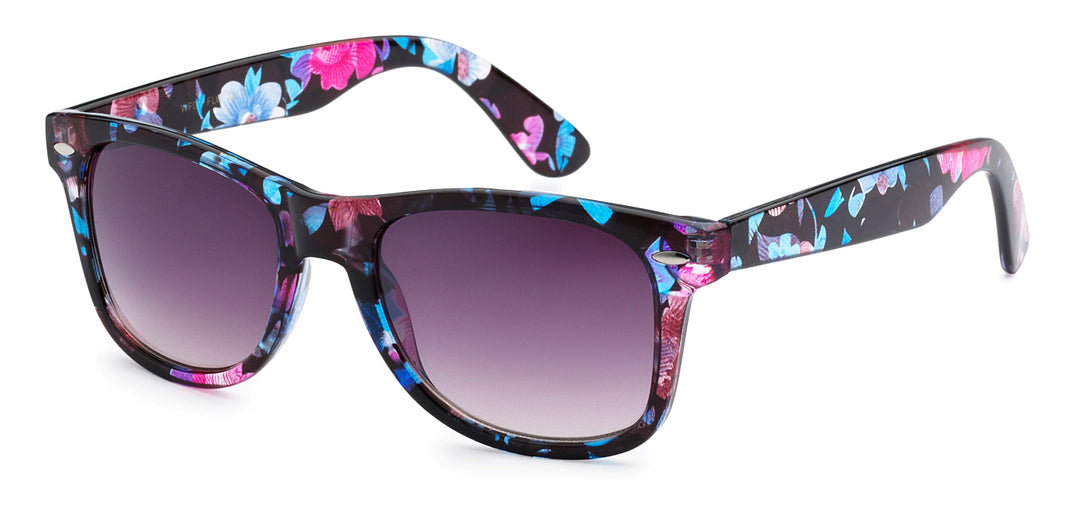 Retro Rewind WF01-FLW Floral Unisex Sunglasses