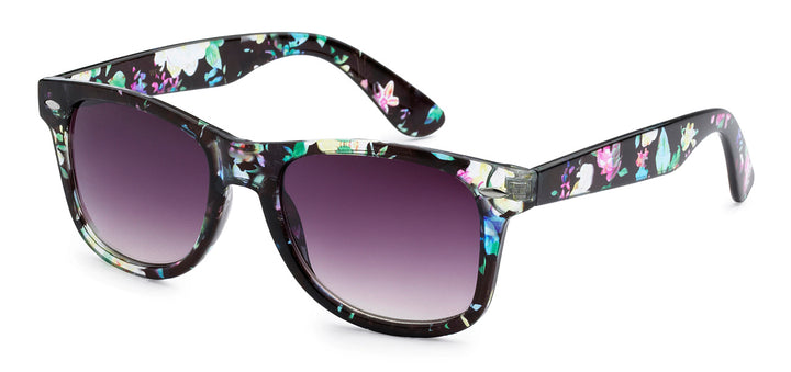 Retro Rewind WF01-FLW Floral Unisex Sunglasses