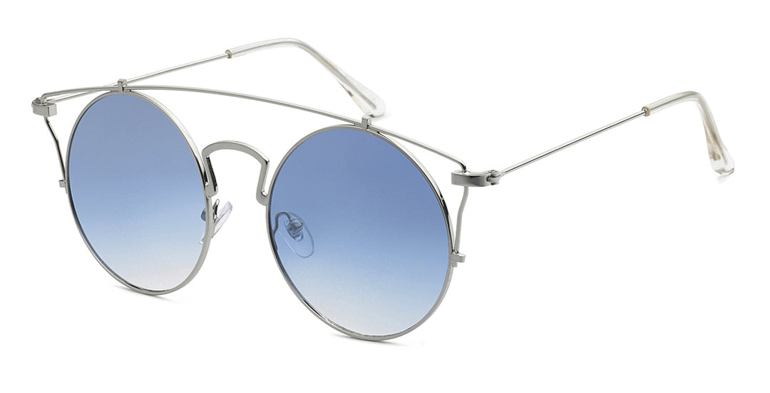 Giselle 8GSL28071 Haute Couture Metal Round Frame with Panel Ocean Lens