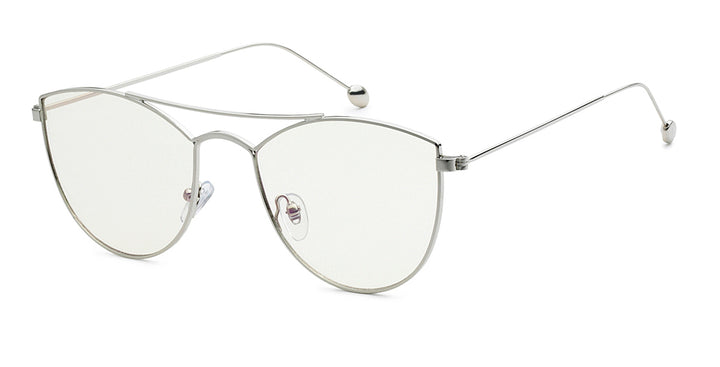 Nerd Eyewear NERD-092 Fashionista Designer Shape Metal Wire Clear Lens Accessory Frame