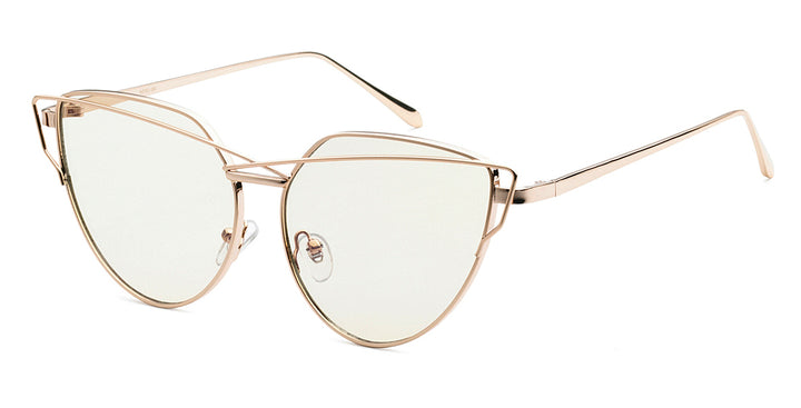 Nerd Eyewear NERD-082 Trendy and Luxurious Runway Brow Bar Frame Clear Lens Accessory Glasses