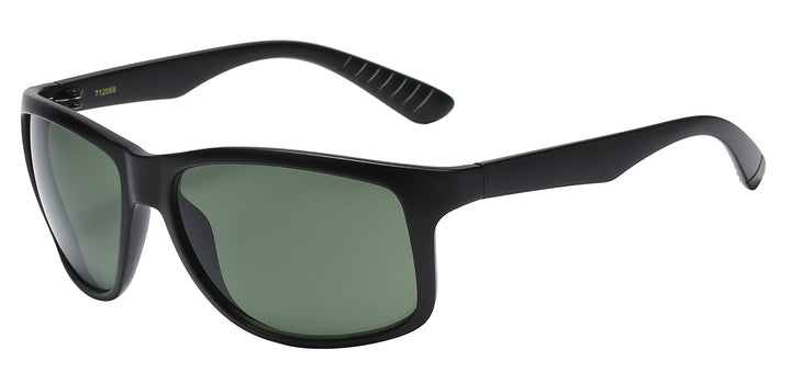 American Classic 712068 Modern Easygoing Polymer Fashion Wrap Unisex Sunglasses