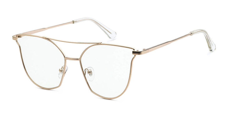 Nerd Eyewear NERD-091 Fashionista Metal Wire Clear Lens Accessory Glasses