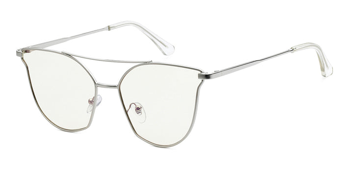 Nerd Eyewear NERD-091 Fashionista Metal Wire Clear Lens Accessory Glasses